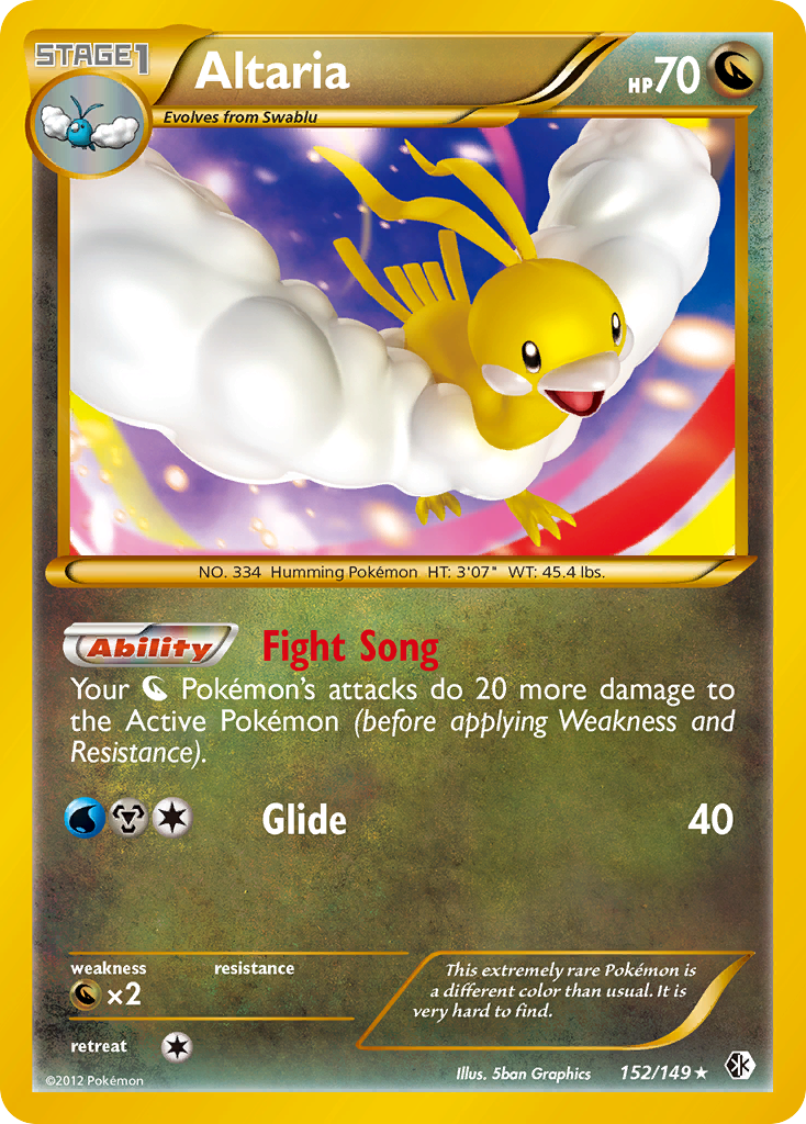 Altaria (152/149) [Black & White: Boundaries Crossed] | Game Haven TX