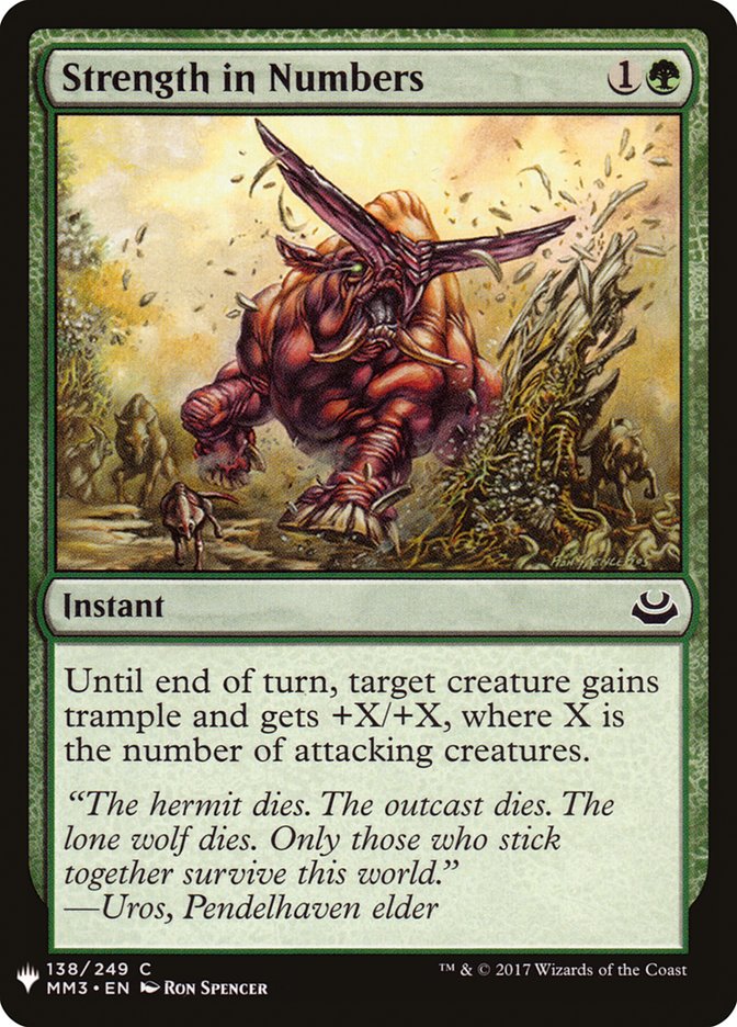 Strength in Numbers [Mystery Booster] | Game Haven TX