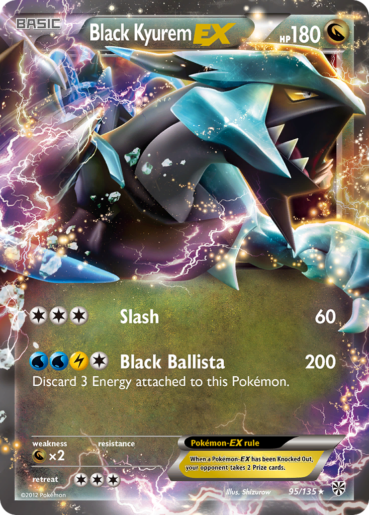 Black Kyurem EX (95/135) [Black & White: Plasma Storm] | Game Haven TX