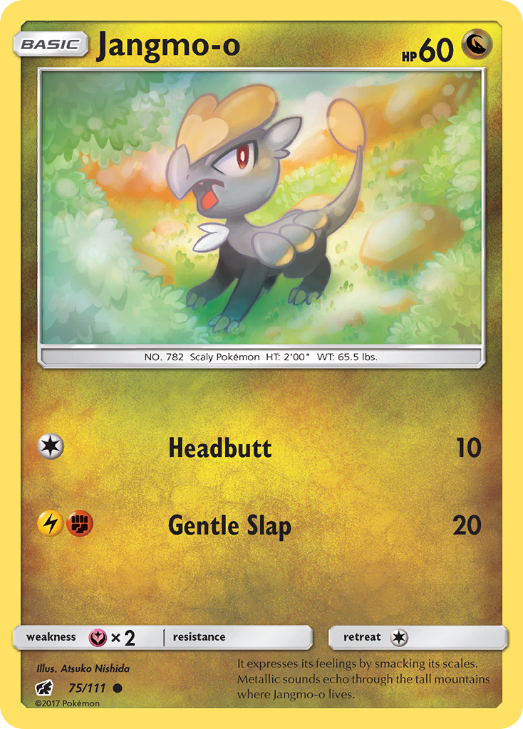 Jangmo-o (75/111) [Sun & Moon: Crimson Invasion] | Game Haven TX