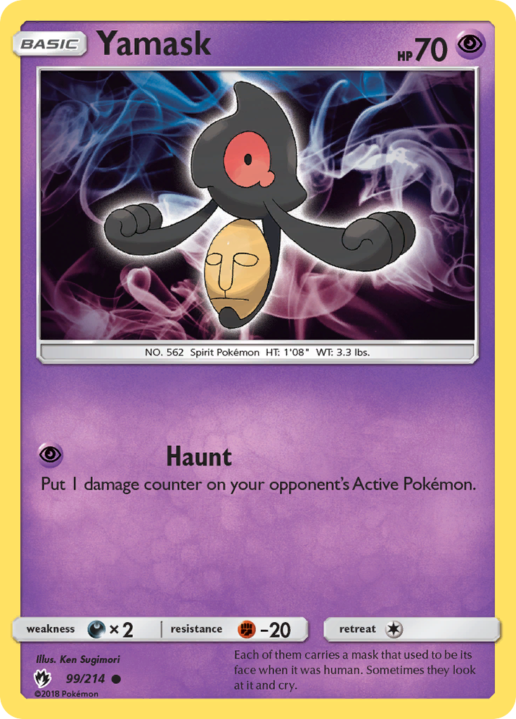Yamask (99/214) [Sun & Moon: Lost Thunder] | Game Haven TX