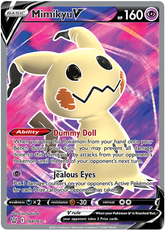 Mimikyu V (148/163) [Sword & Shield: Battle Styles] | Game Haven TX