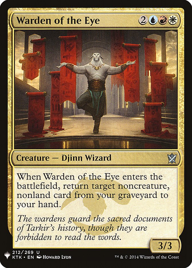 Warden of the Eye [Mystery Booster] | Game Haven TX