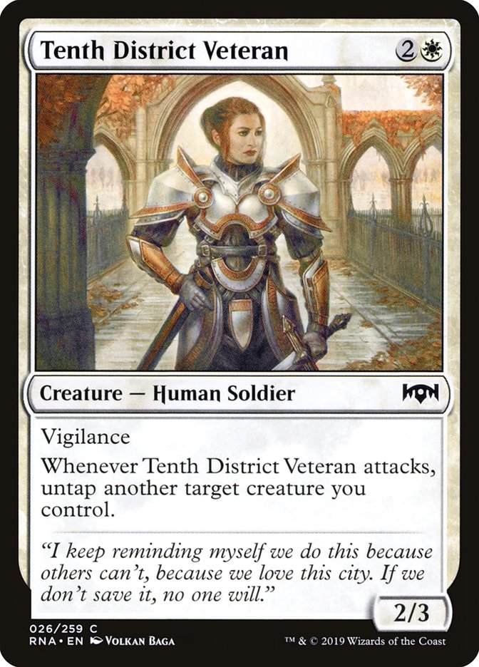 Tenth District Veteran [Ravnica Allegiance] | Game Haven TX