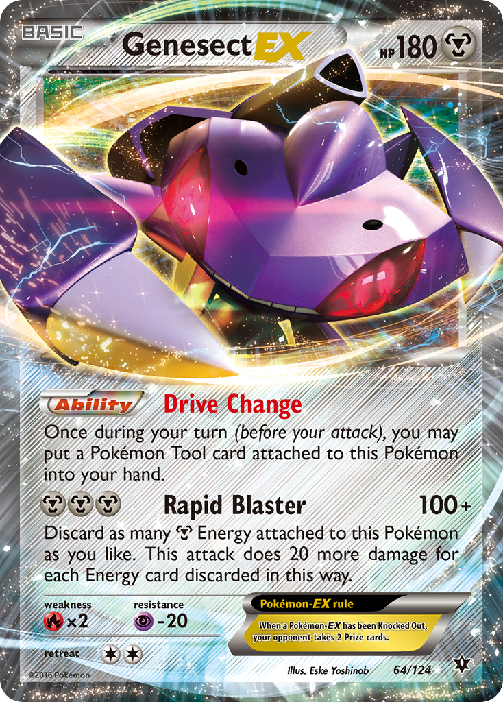 Genesect EX (64/124) [XY: Fates Collide] | Game Haven TX