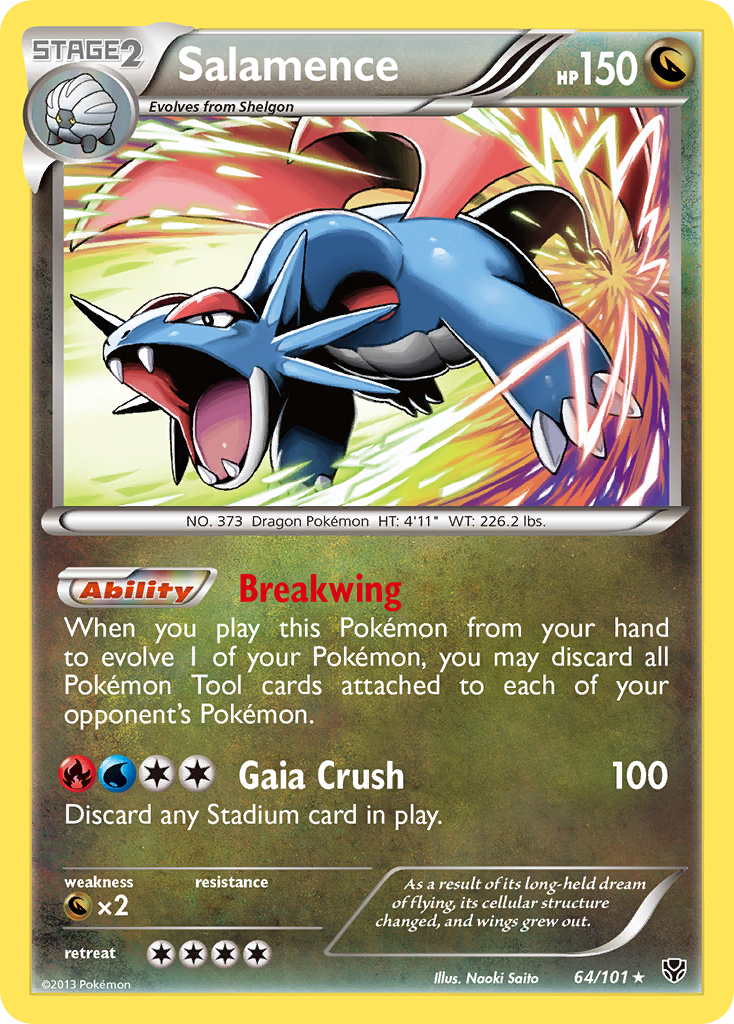 Salamence (64/101) [Black & White: Plasma Blast] | Game Haven TX