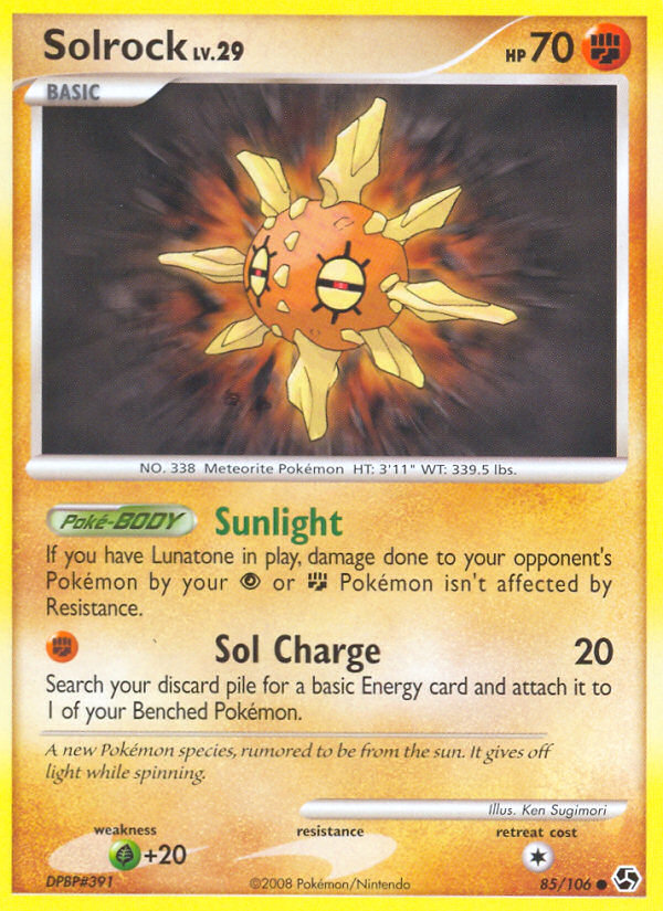 Solrock (85/106) [Diamond & Pearl: Great Encounters] | Game Haven TX