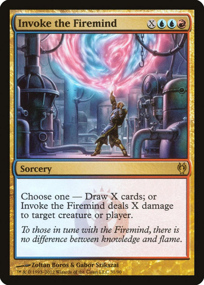 Invoke the Firemind [Duel Decks: Izzet vs. Golgari] | Game Haven TX