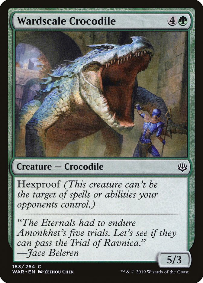 Wardscale Crocodile [War of the Spark] | Game Haven TX