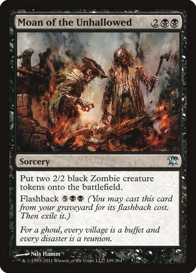 Moan of the Unhallowed [Innistrad] | Game Haven TX