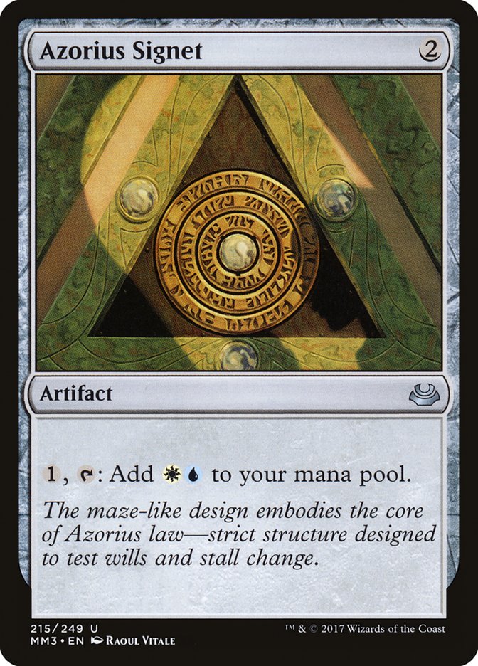 Azorius Signet [Modern Masters 2017] | Game Haven TX
