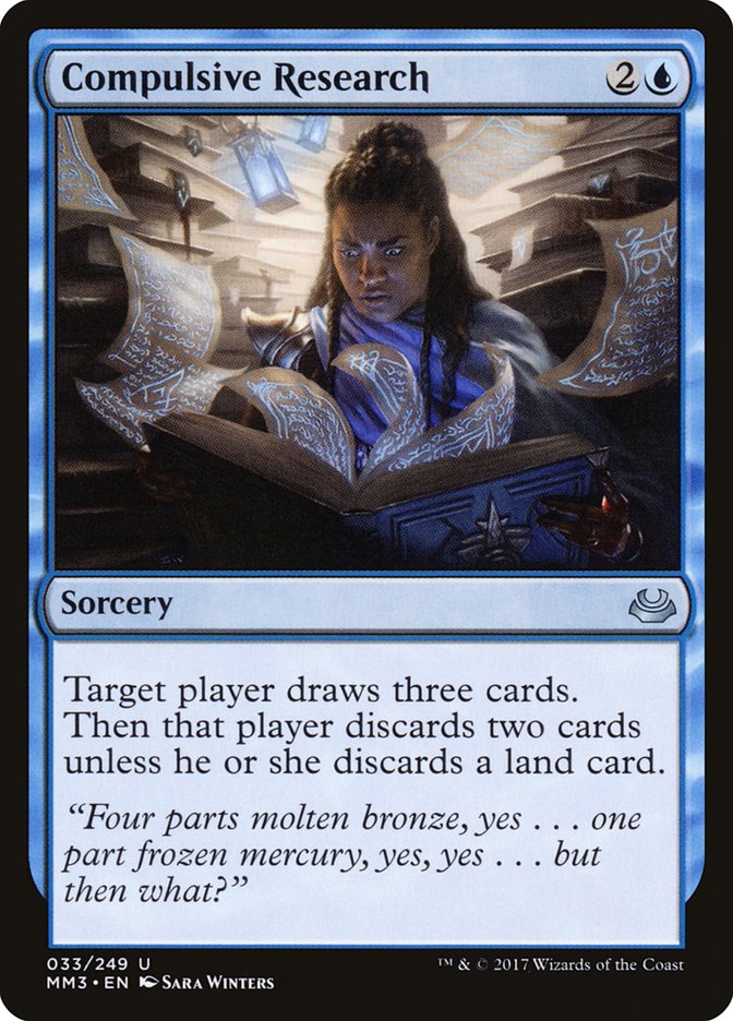 Compulsive Research [Modern Masters 2017] | Game Haven TX