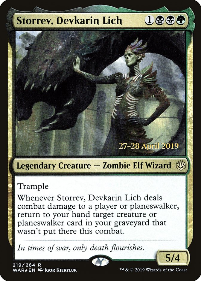 Storrev, Devkarin Lich [War of the Spark Promos] | Game Haven TX