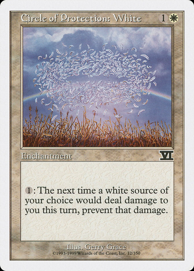 Circle of Protection: White [Classic Sixth Edition] | Game Haven TX