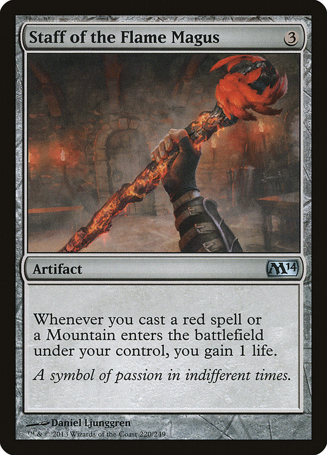 Staff of the Flame Magus [Magic 2014] | Game Haven TX