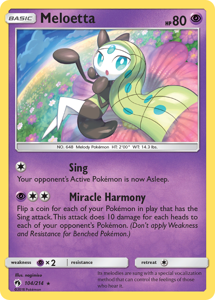 Meloetta (104/214) [Sun & Moon: Lost Thunder] | Game Haven TX