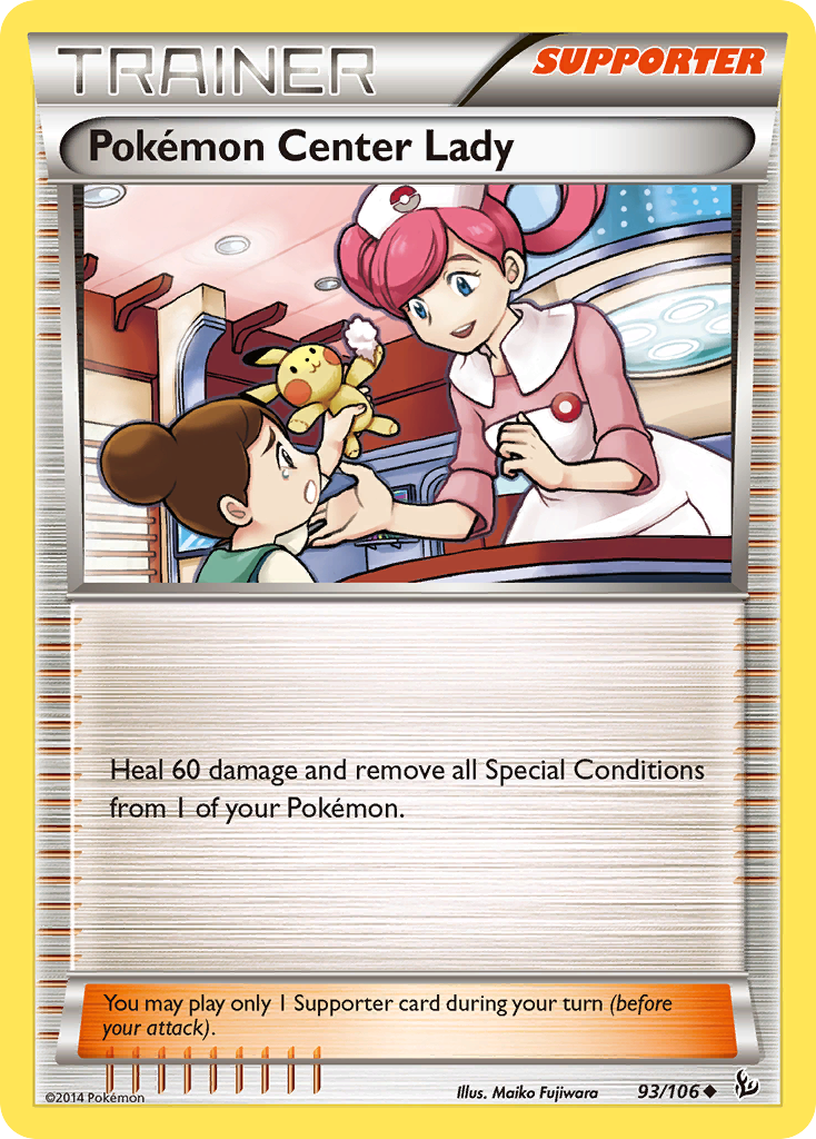 Pokemon Center Lady (93/106) [XY: Flashfire] | Game Haven TX
