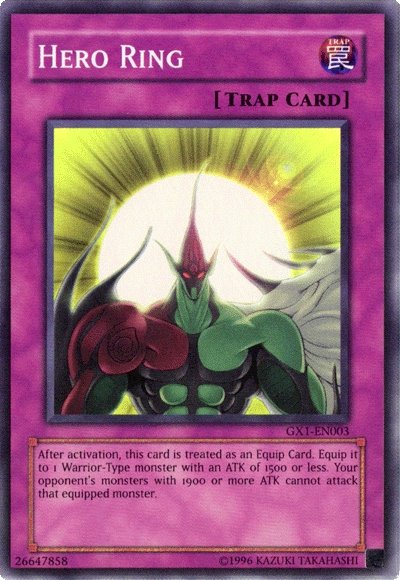 Hero Ring [GX1-EN003] Super Rare | Game Haven TX