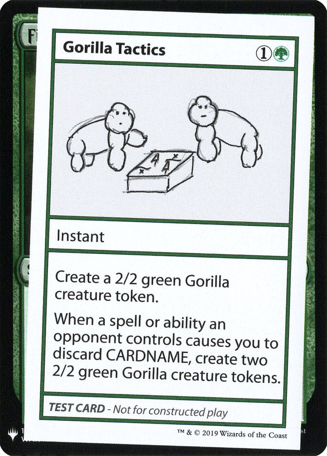 Gorilla Tactics [Mystery Booster Playtest Cards] | Game Haven TX