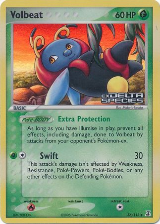 Volbeat (56/113) (Stamped) [EX: Delta Species] | Game Haven TX