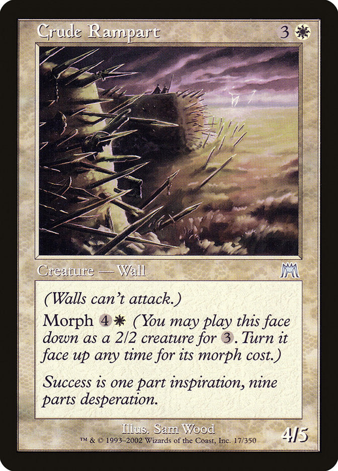 Crude Rampart [Onslaught] | Game Haven TX