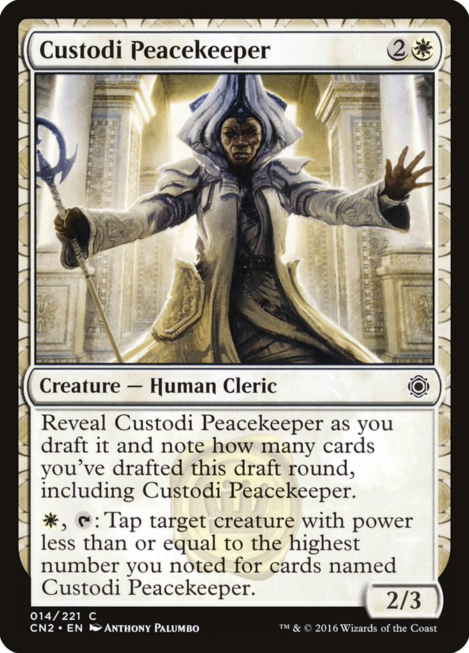 Custodi Peacekeeper [Conspiracy: Take the Crown] | Game Haven TX