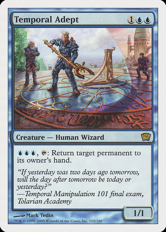 Temporal Adept [Ninth Edition] | Game Haven TX