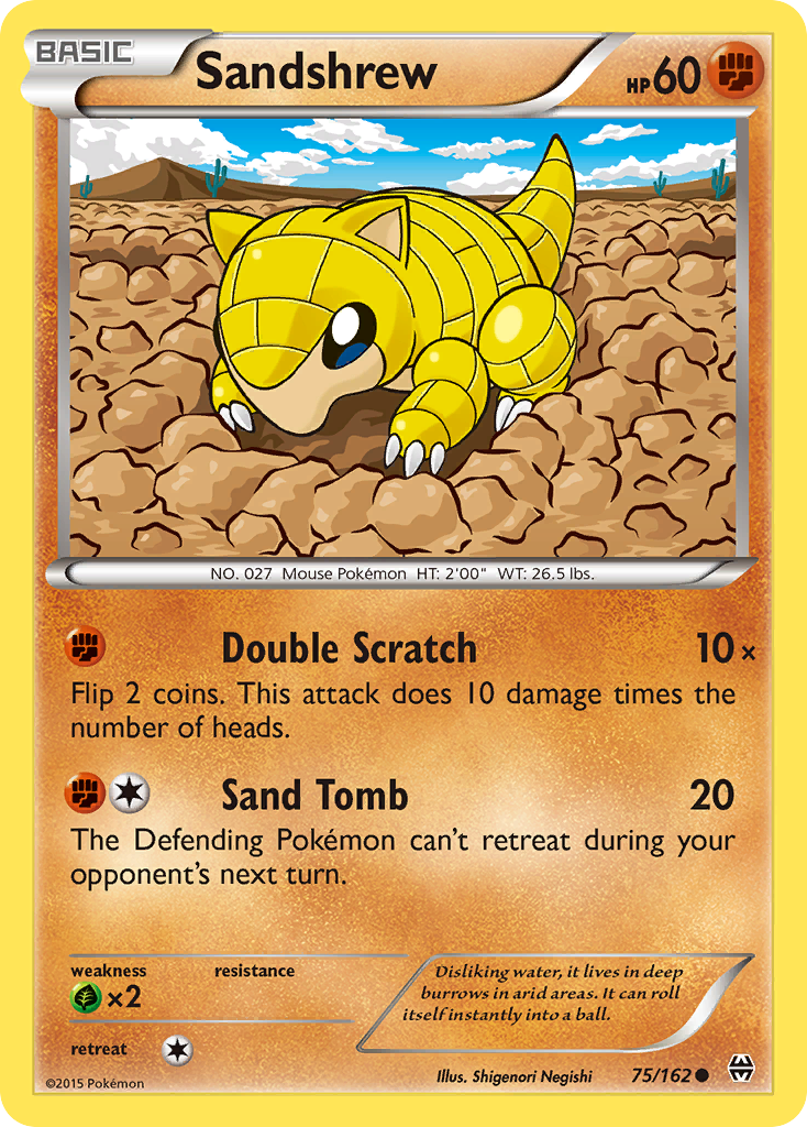 Sandshrew (75/162) [XY: BREAKthrough] | Game Haven TX
