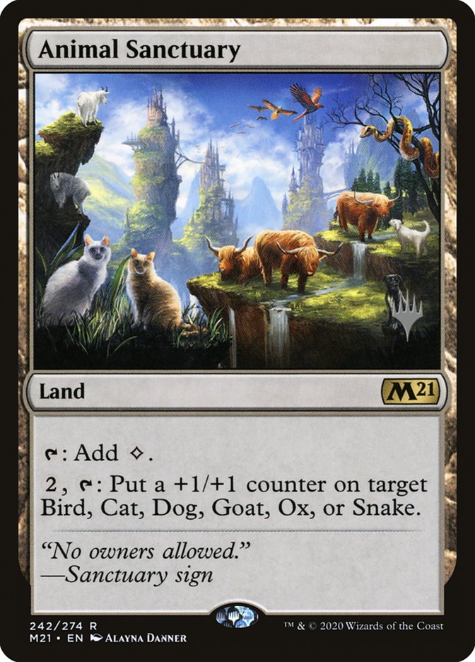 Animal Sanctuary (Promo Pack) [Core Set 2021 Promos] | Game Haven TX