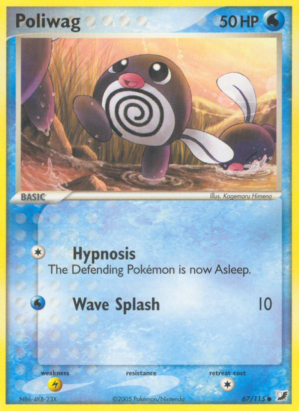 Poliwag (67/115) [EX: Unseen Forces] | Game Haven TX