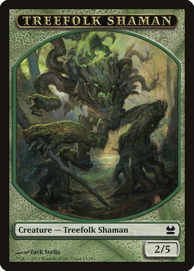 Treefolk Shaman [Modern Masters Tokens] | Game Haven TX