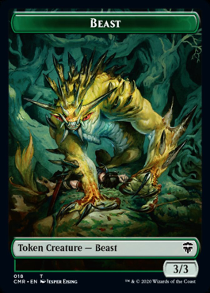 Beast (18) // Beast Token (19) [Commander Legends Tokens] | Game Haven TX