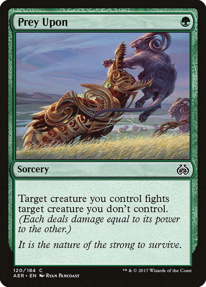 Prey Upon [Aether Revolt] | Game Haven TX