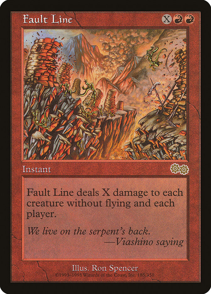 Fault Line [Urza's Saga] | Game Haven TX