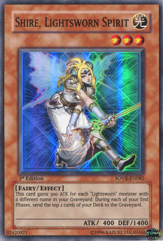 Shire, Lightsworn Spirit [SOVR-EN082] Super Rare | Game Haven TX