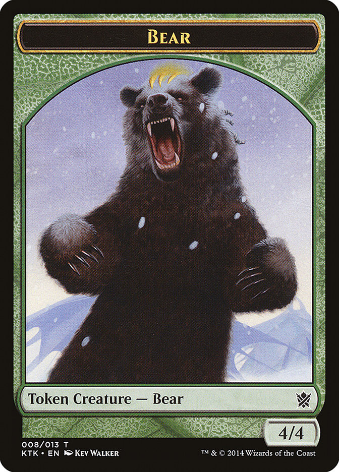 Bear [Khans of Tarkir Tokens] | Game Haven TX
