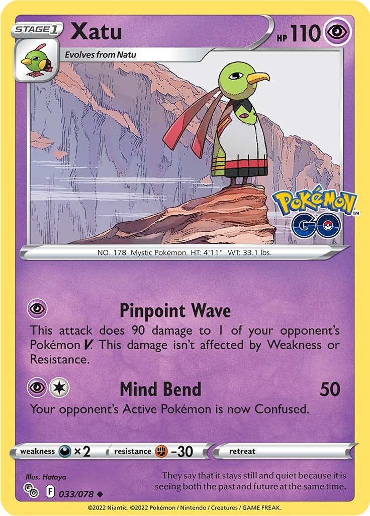 Xatu (033/078) [Pokémon GO] | Game Haven TX