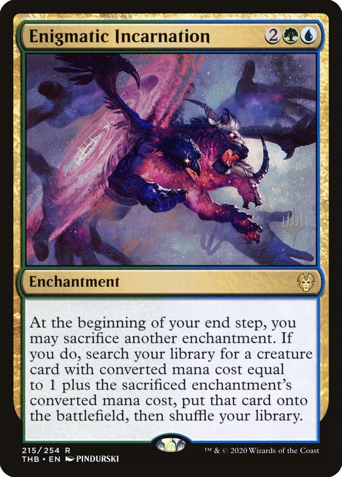Enigmatic Incarnation (Promo Pack) [Theros Beyond Death Promos] | Game Haven TX