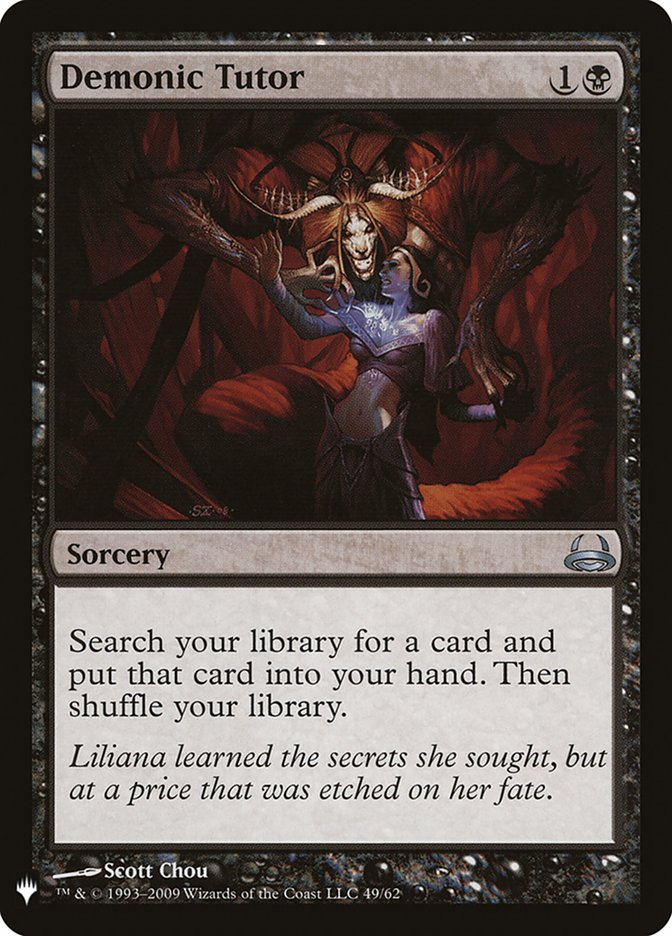Demonic Tutor [Mystery Booster] | Game Haven TX