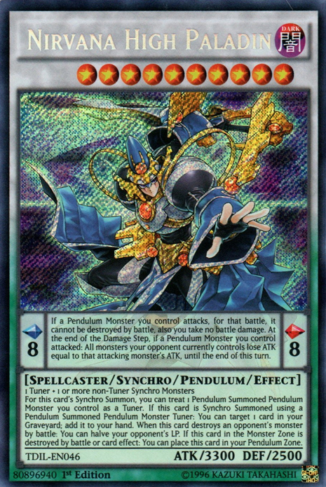 Nirvana High Paladin [TDIL-EN046] Secret Rare | Game Haven TX
