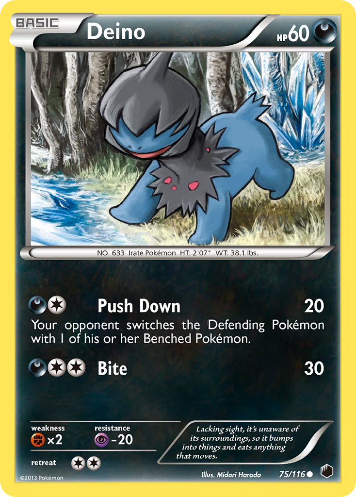Deino (75/116) [Black & White: Plasma Freeze] | Game Haven TX