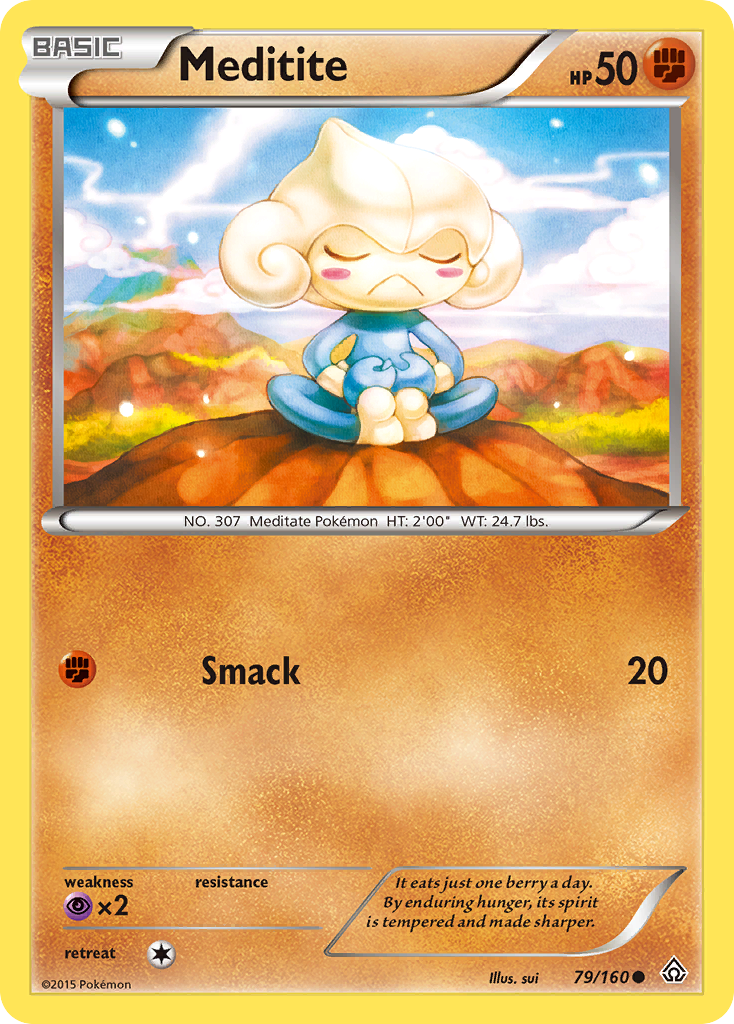 Meditite (79/160) [XY: Primal Clash] | Game Haven TX