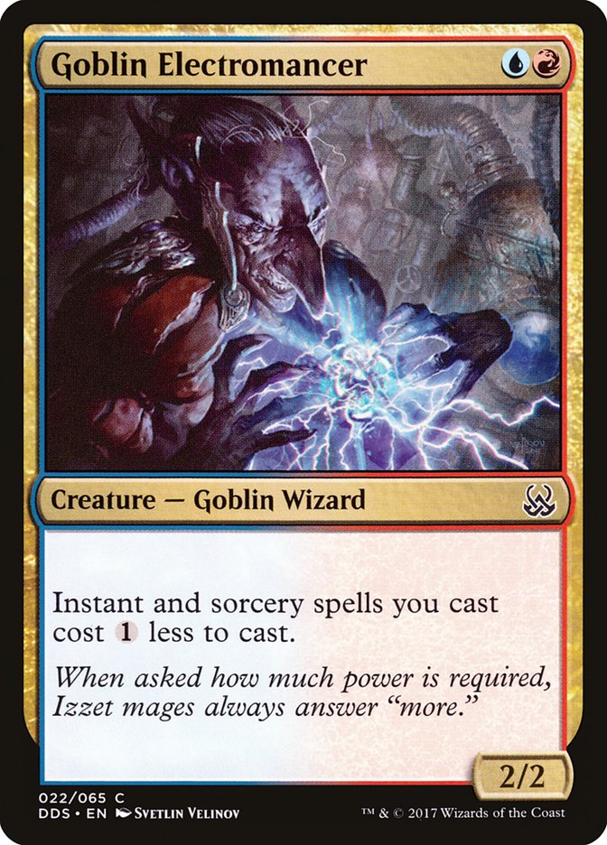 Goblin Electromancer [Duel Decks: Mind vs. Might] | Game Haven TX