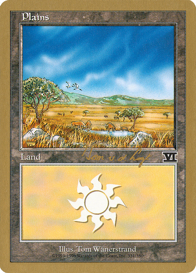 Plains (tvdl331) (Tom van de Logt) [World Championship Decks 2000] | Game Haven TX