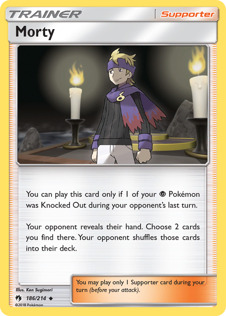 Morty (186/214) [Sun & Moon: Lost Thunder] | Game Haven TX