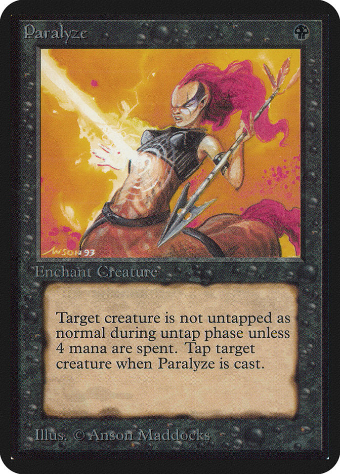 Paralyze [Limited Edition Alpha] | Game Haven TX