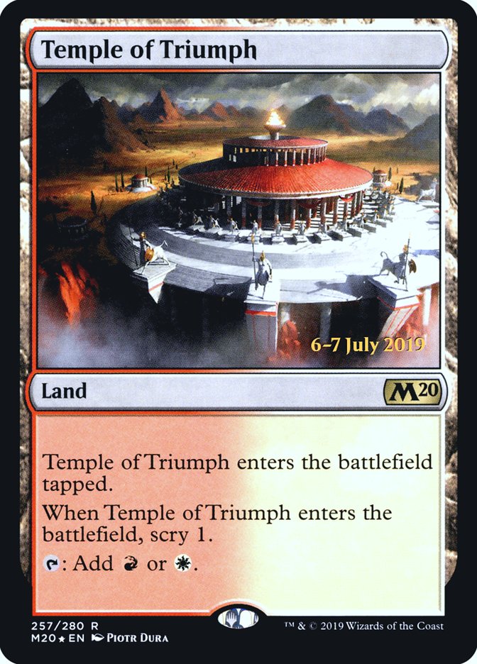 Temple of Triumph [Core Set 2020 Promos] | Game Haven TX