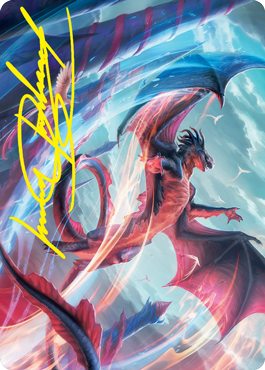 Galazeth Prismari Art Card (Gold-Stamped Signature) [Strixhaven: School of Mages Art Series] | Game Haven TX