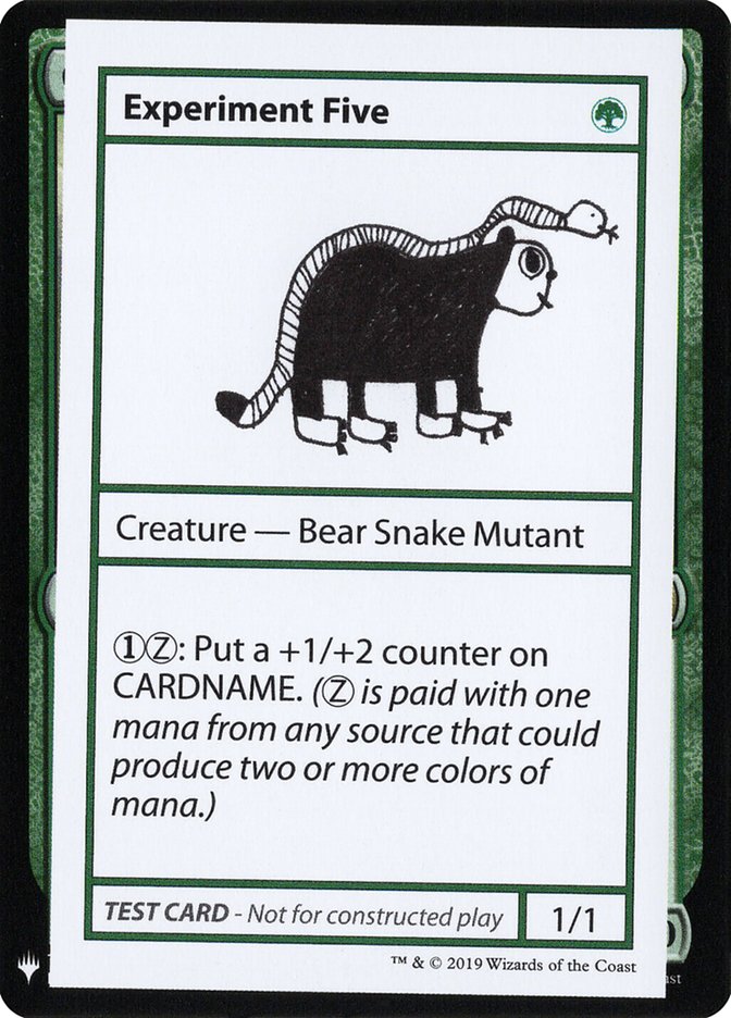 Experiment Five [Mystery Booster Playtest Cards] | Game Haven TX