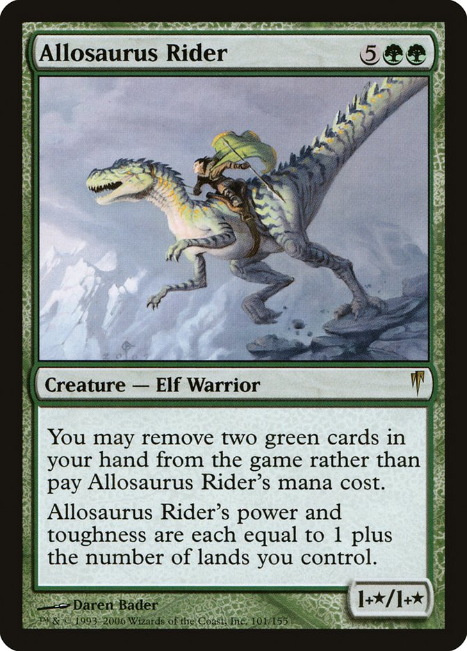 Allosaurus Rider [Coldsnap] | Game Haven TX